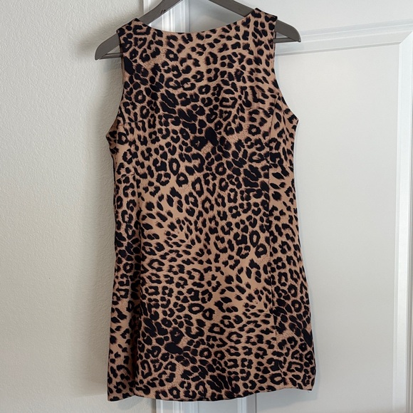 Leopard Print Mini Dress - Picture 1 of 6